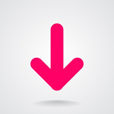 Basit ok işareti simgesi 