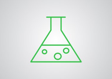 bir şişesi içinde kimyasal reaksiyon