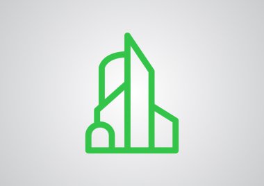 Büyük şehir basit web simgesi