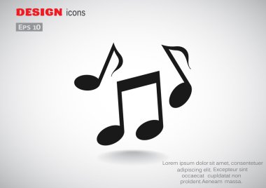 Basit bir müzik simgesi