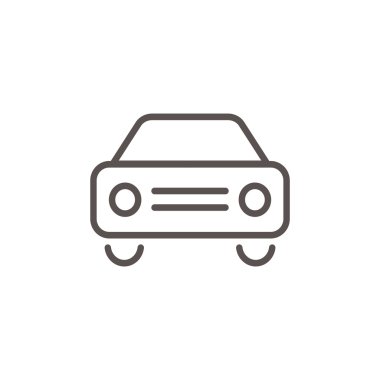 Basit araba web simgesi 