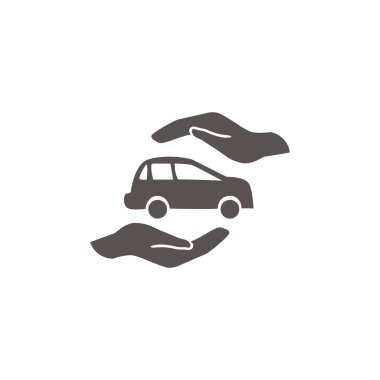 Ellerin simgesinde araba