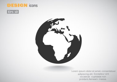 Planet earth web simgesi