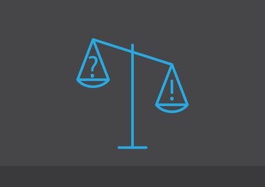 Adalet basit web simgesi ölçekleri 