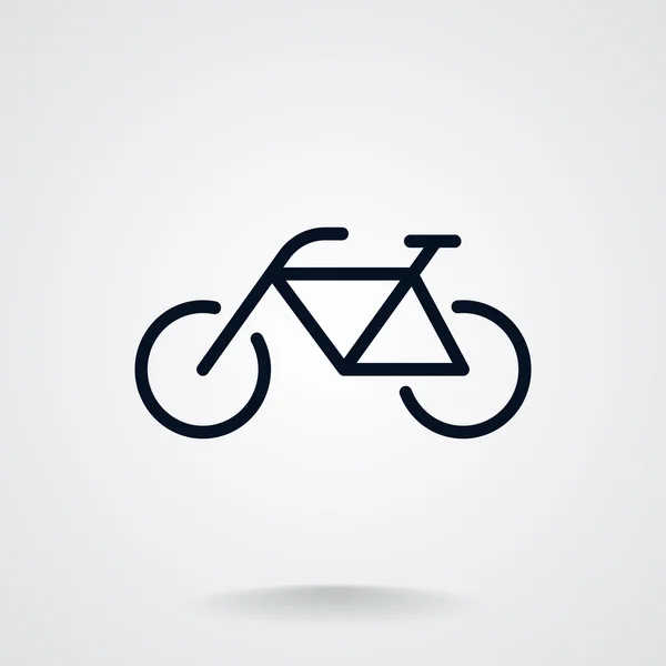 Bicycle simple web icon — Stock Vector