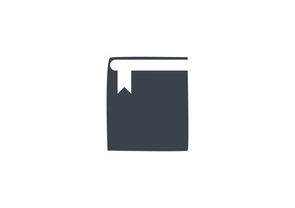Gesloten boek web pictogram — Stockvector