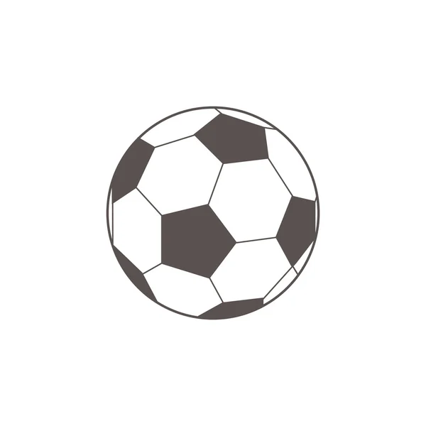 サッカーボールのアイコン — ストックベクタ