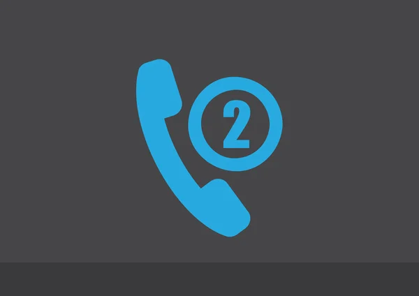 Web telefoonpictogram — Stockvector