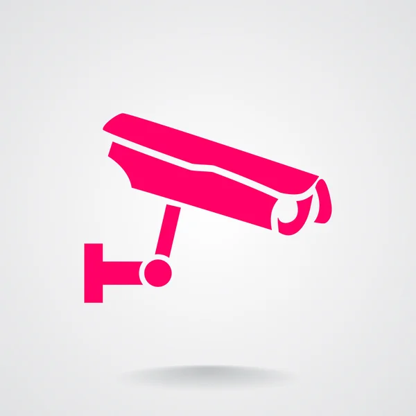 Überwachungskamera einfaches Symbol — Stockvektor