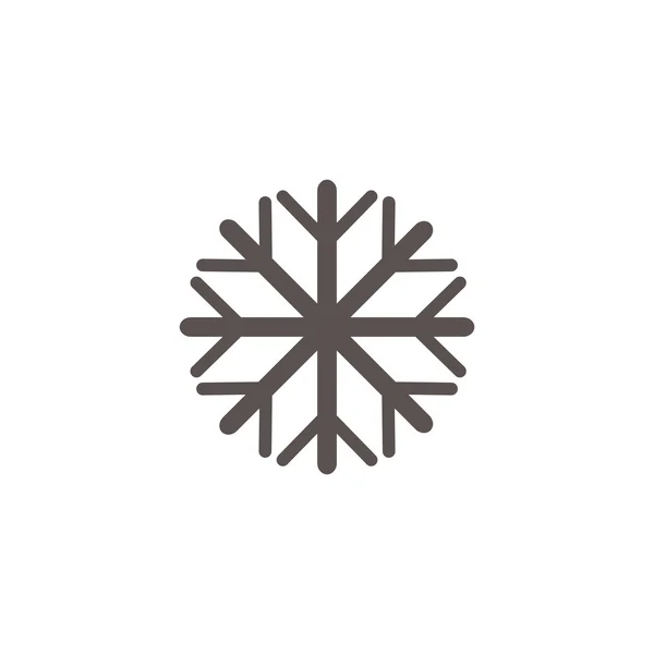 Sneeuwvlok web pictogram — Stockvector