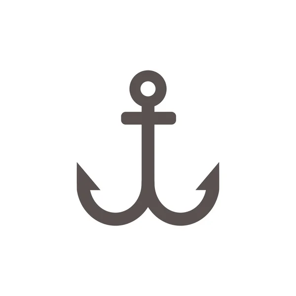 Anchor icon web — Stock Vector