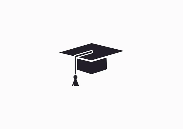 Öğrenci web simgesi şapka — Stok Vektör