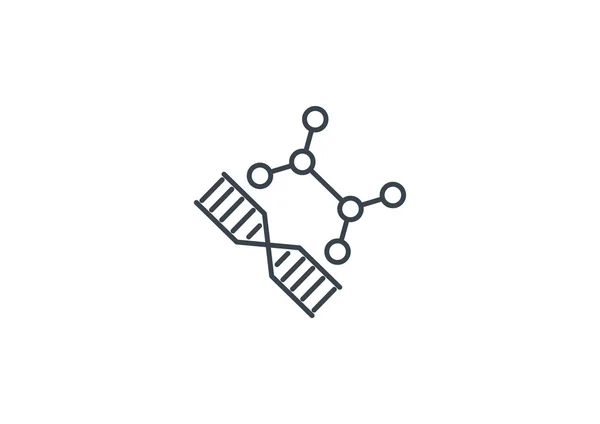 ADN, icono web — Archivo Imágenes Vectoriales