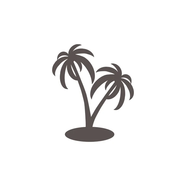 Exotiska ön ikon — Stock vektor