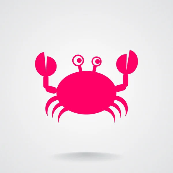 Crab web icon — Stock Vector