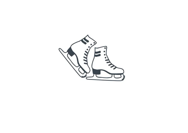 Skates Web-Ikone — Stockvektor