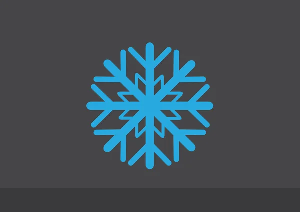 Snowflake web icon — Stock Vector