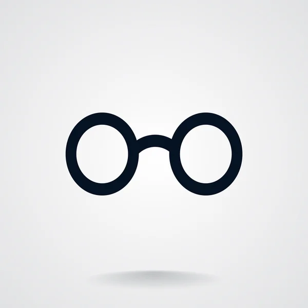 Icono web gafas — Vector de stock