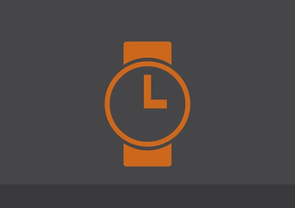 Horloge simple — Image vectorielle