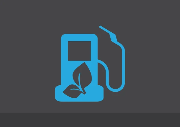 Autorefuelling station web pictogram — Stockvector