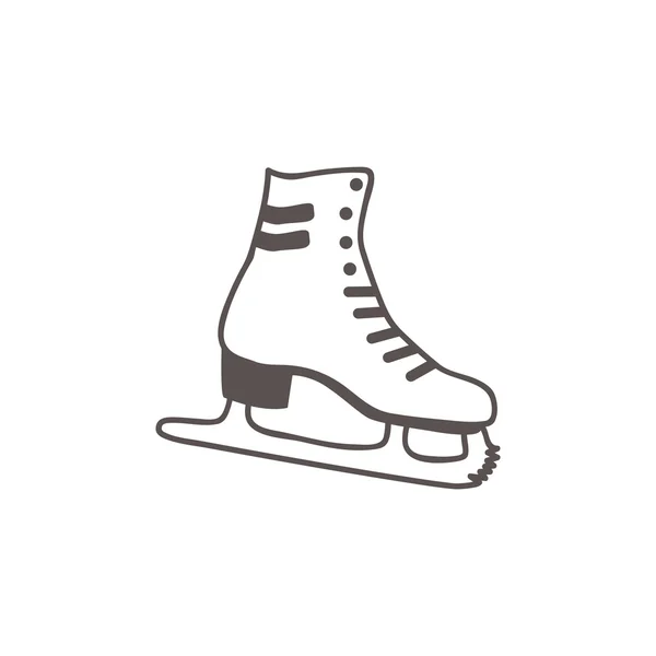 Skate zapato web icono — Vector de stock