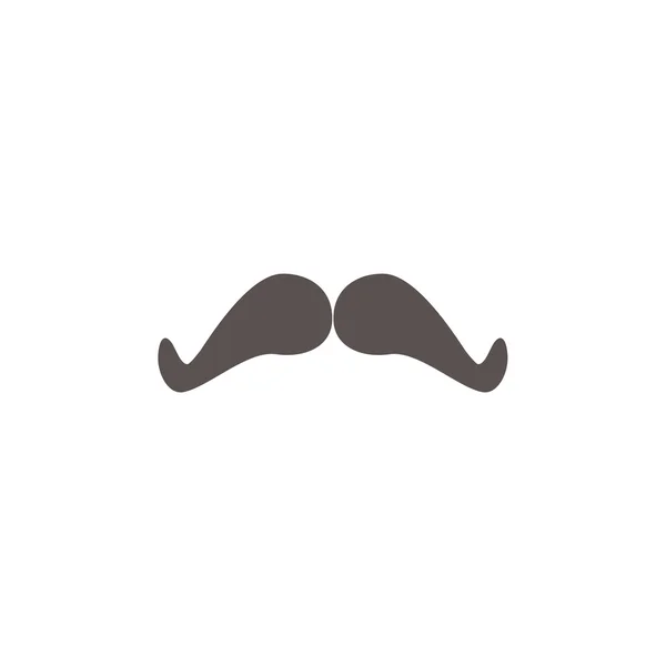 Retro mustață web icon — Vector de stoc