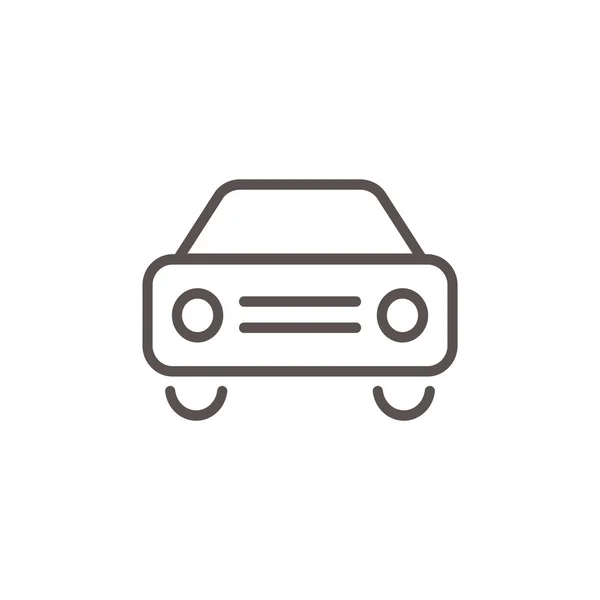 Icono web de coche simple — Vector de stock