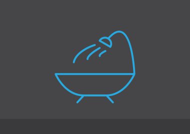 Küvet duş hattı ile