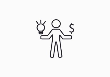 Adam ve ışık işareti fikirler