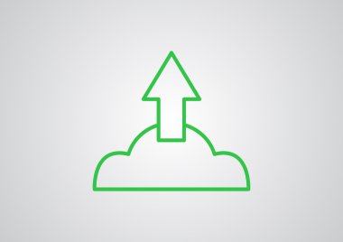 Bulut dosya karşıya yükleme simgesi