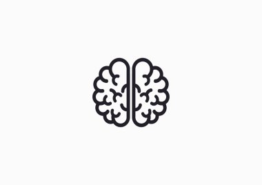 İnsan beyni web simgesi