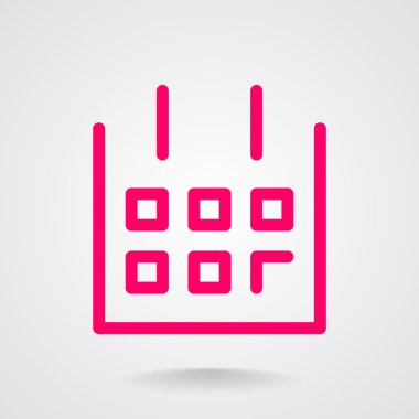 Web takvim simgesini