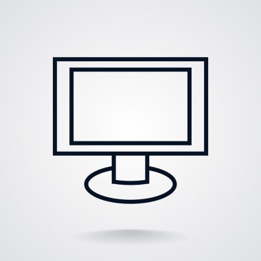 monitör web simgesi