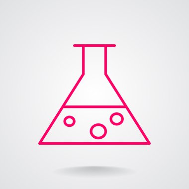 bir şişesi içinde kimyasal reaksiyon