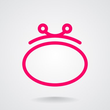 Basit cüzdan web simgesi