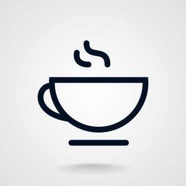 Bir fincan sıcak çay. 