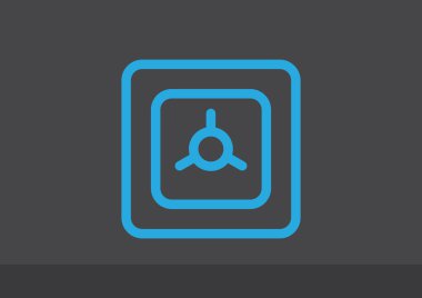 Basit güvenli simgesi