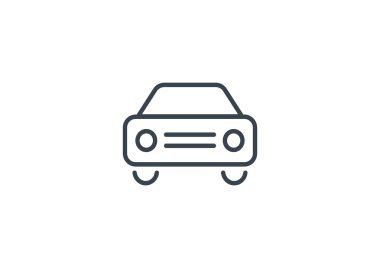 Basit araba web simgesi 