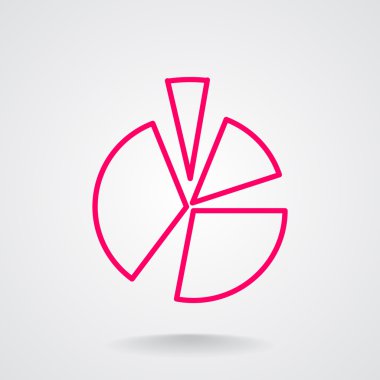 Yuvarlak Infographic web simgesi 