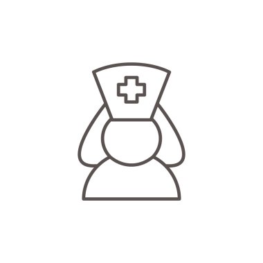 Basit hemşire simgesi