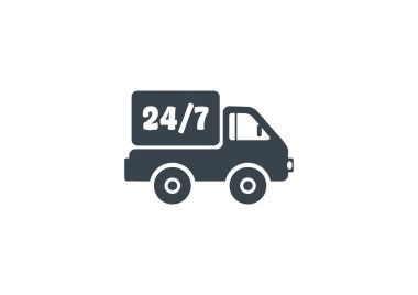 Basit kamyon web simgesi 