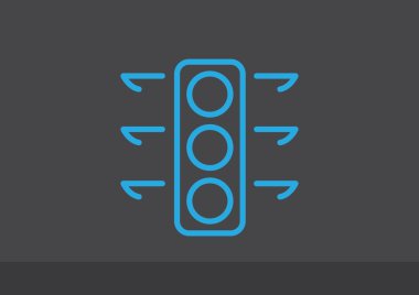 trafik ışıkları web simgesi 