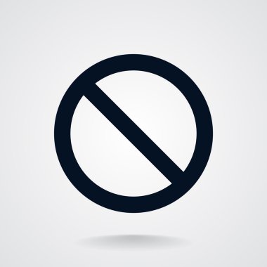 yasak işareti, web simgesi