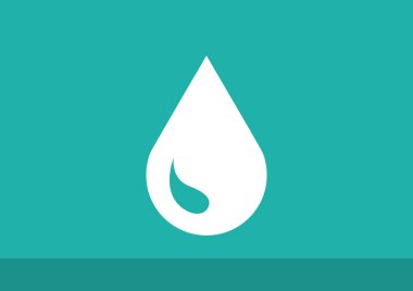 Sıvı damlacık basit web simgesi 