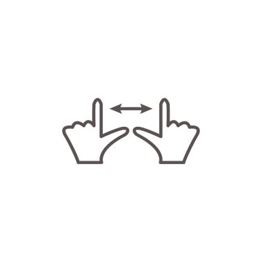 Dokunmatik ekran web simgesi