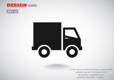 Nakliye ve teslimat simgesi