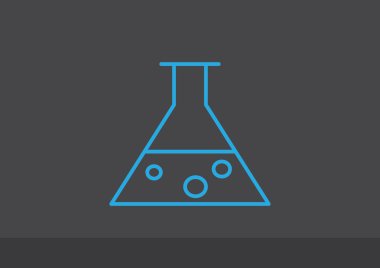 bir şişesi içinde kimyasal reaksiyon