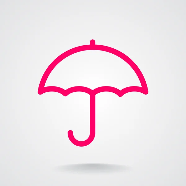 Ikon web payung - Stok Vektor