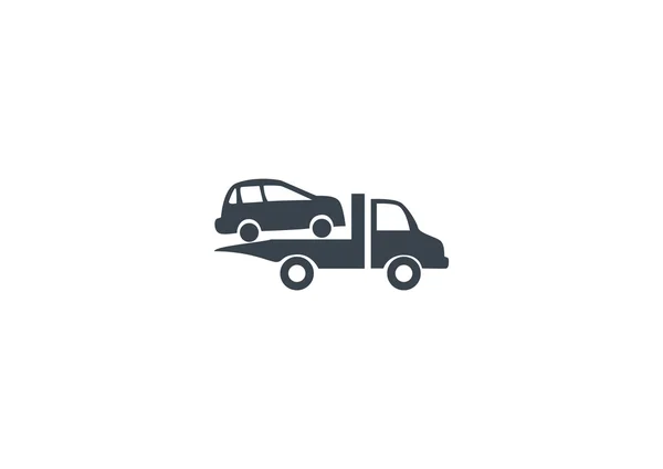 Auto evacuatie web pictogram — Stockvector