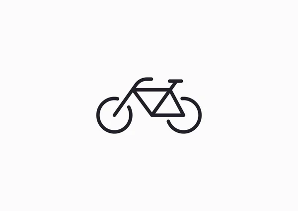 Fahrrad einfache Web-Ikone — Stockvektor